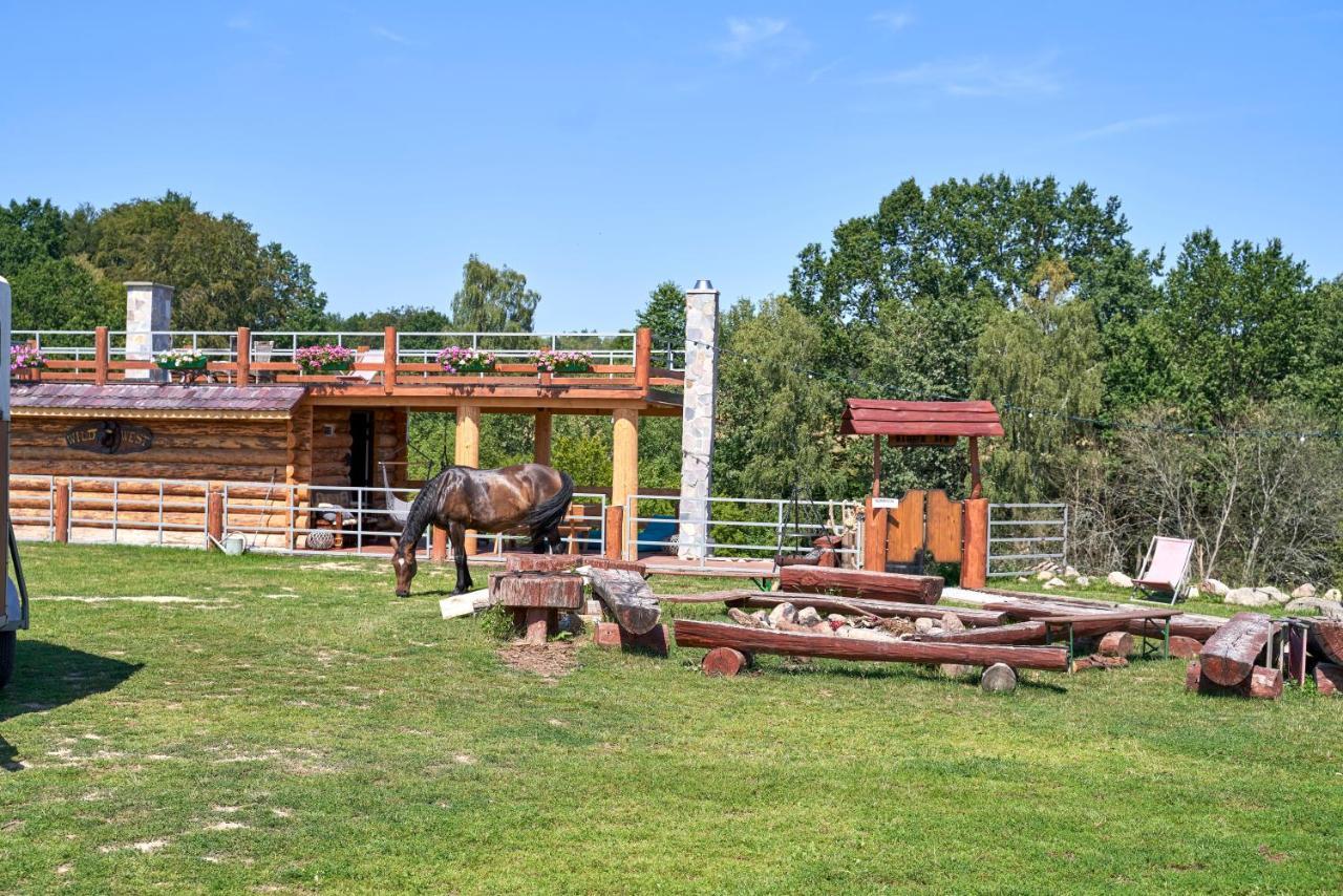 Łagów Rancho Zapotocznyヴィラ エクステリア 写真