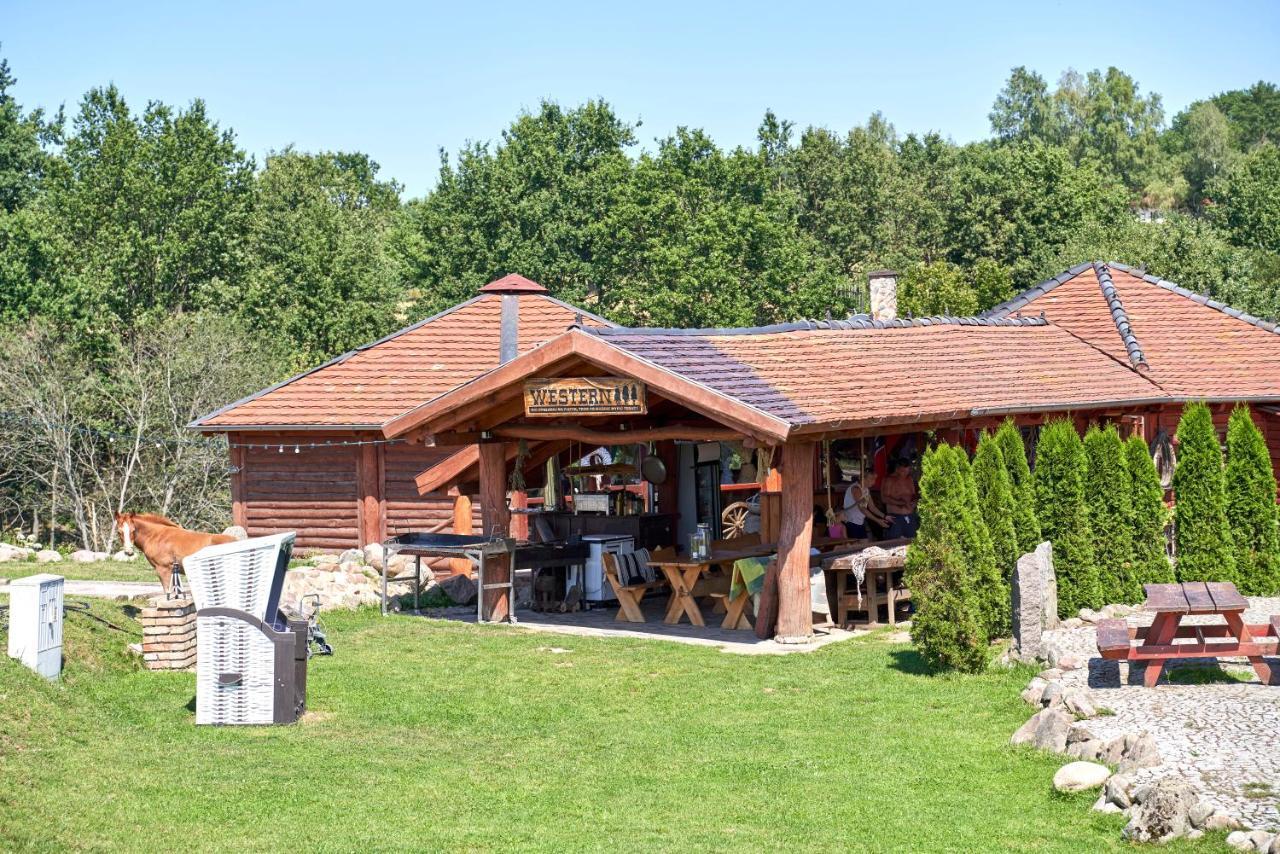 Łagów Rancho Zapotocznyヴィラ エクステリア 写真